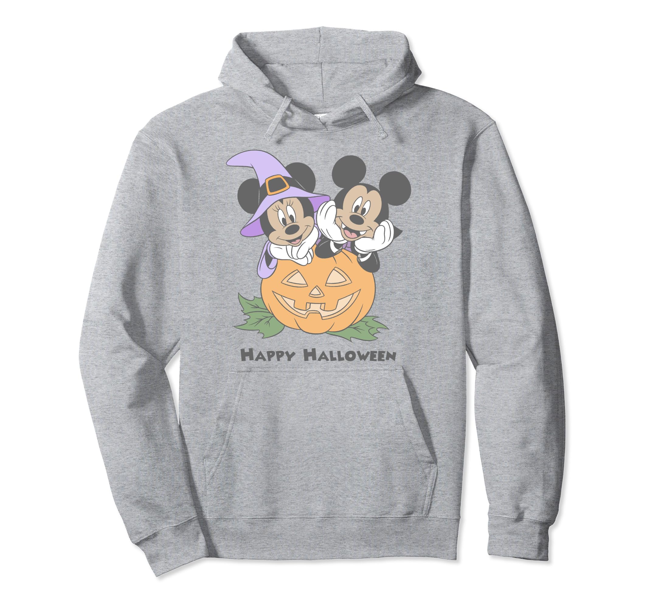 Sweat à capuche Disney Mickey Halloween pull citrouille Minnie - 2