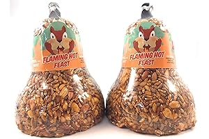 Mr. Bird Flaming Hot Feast Bird Seed Bell For Outdoors