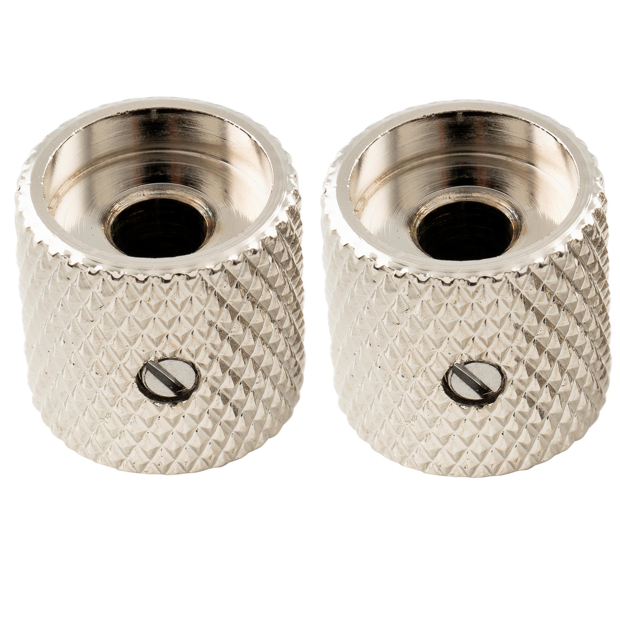 Manopole Chitarra Telecaster KAISH - Set Di 2 In Metallo Nero, Con Vite, Per Chitarra/Basso - Foto 7