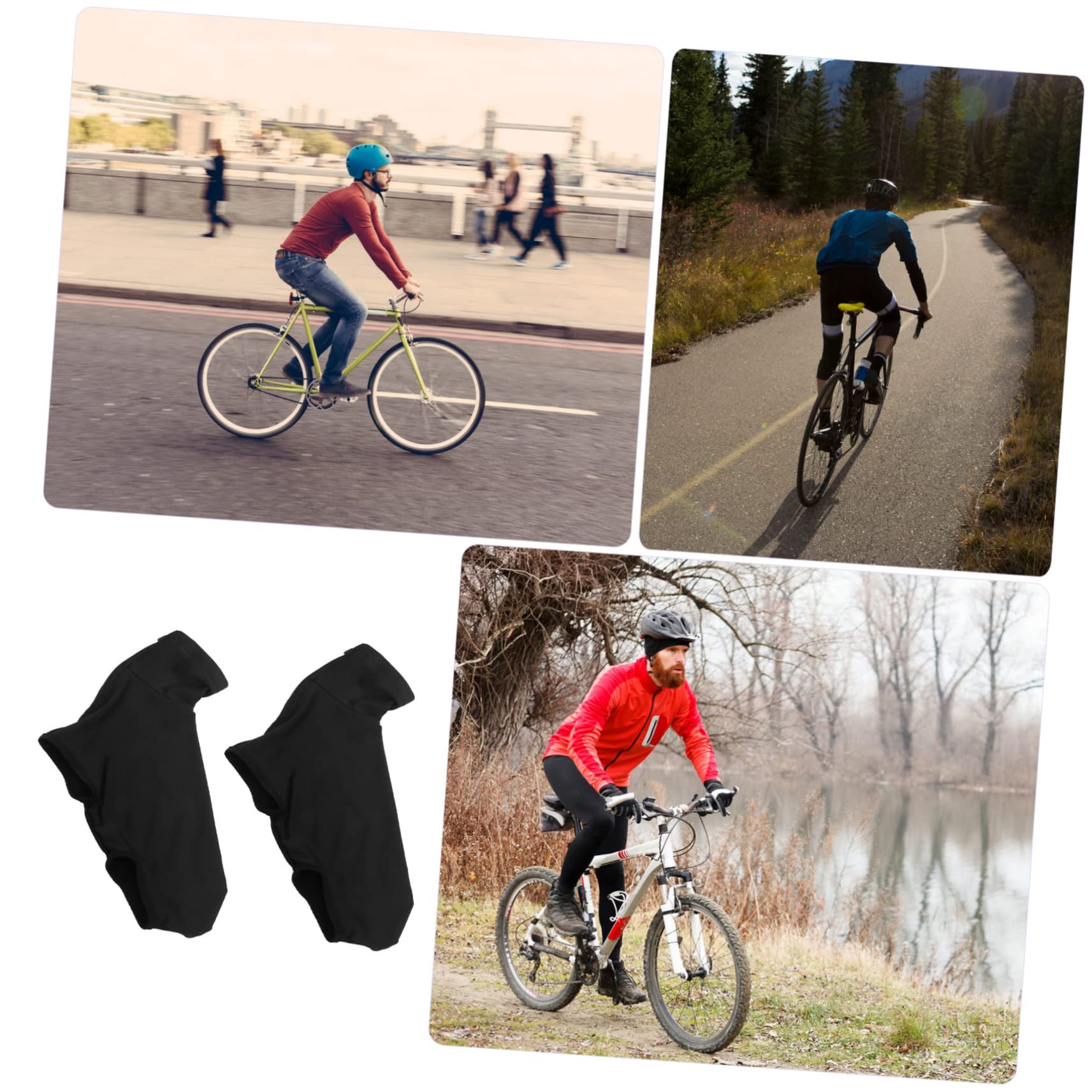 BCOATH Cycling Shoe Covers for Men Women Slip Outdoor Overshoes Comfortable XL Dustproof Wind Resistant Gear for Safe Riding All Conditions