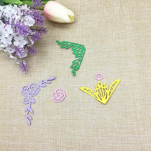 Miniatura 8 de 1 juego de troqueles de corte de metal en forma de encaje 3D troquelados para manualidades, álbumes de recortes, decoración de festivales, álbumes