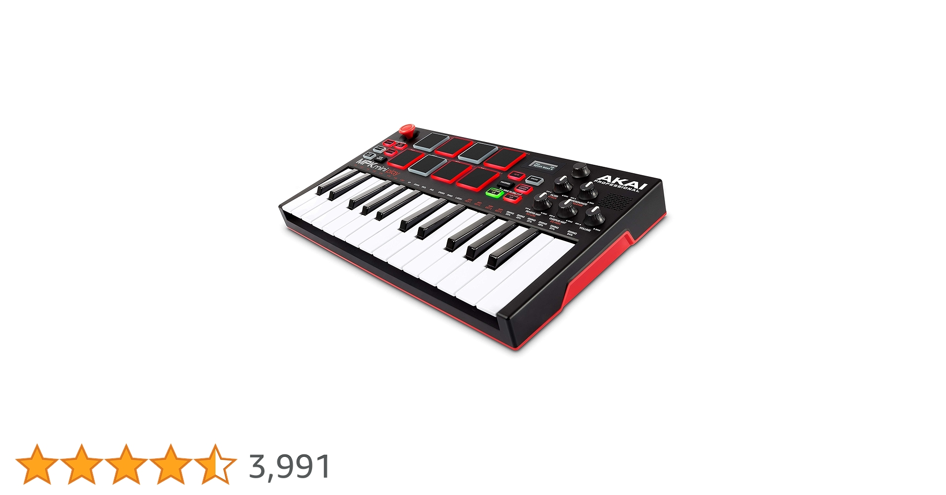 Akai Professional MPK Mini Play | Standalone Mini Keyboard & USB