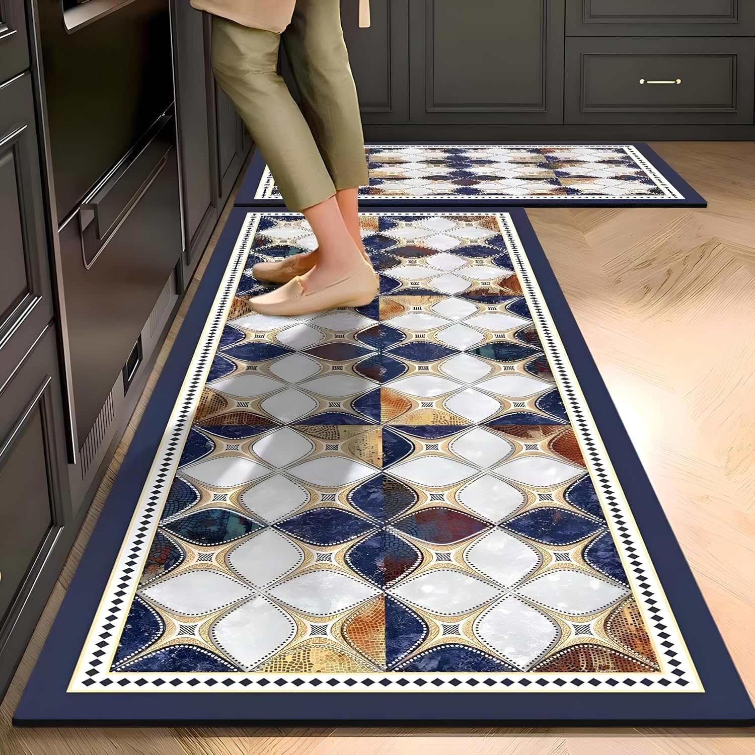 Dravizon Anti-Fatigue Kitchen Rugs - Comfort & Safety -6 Dravizon Anti-Fatigue Kitchen Rugs - Comfort & Safety -6