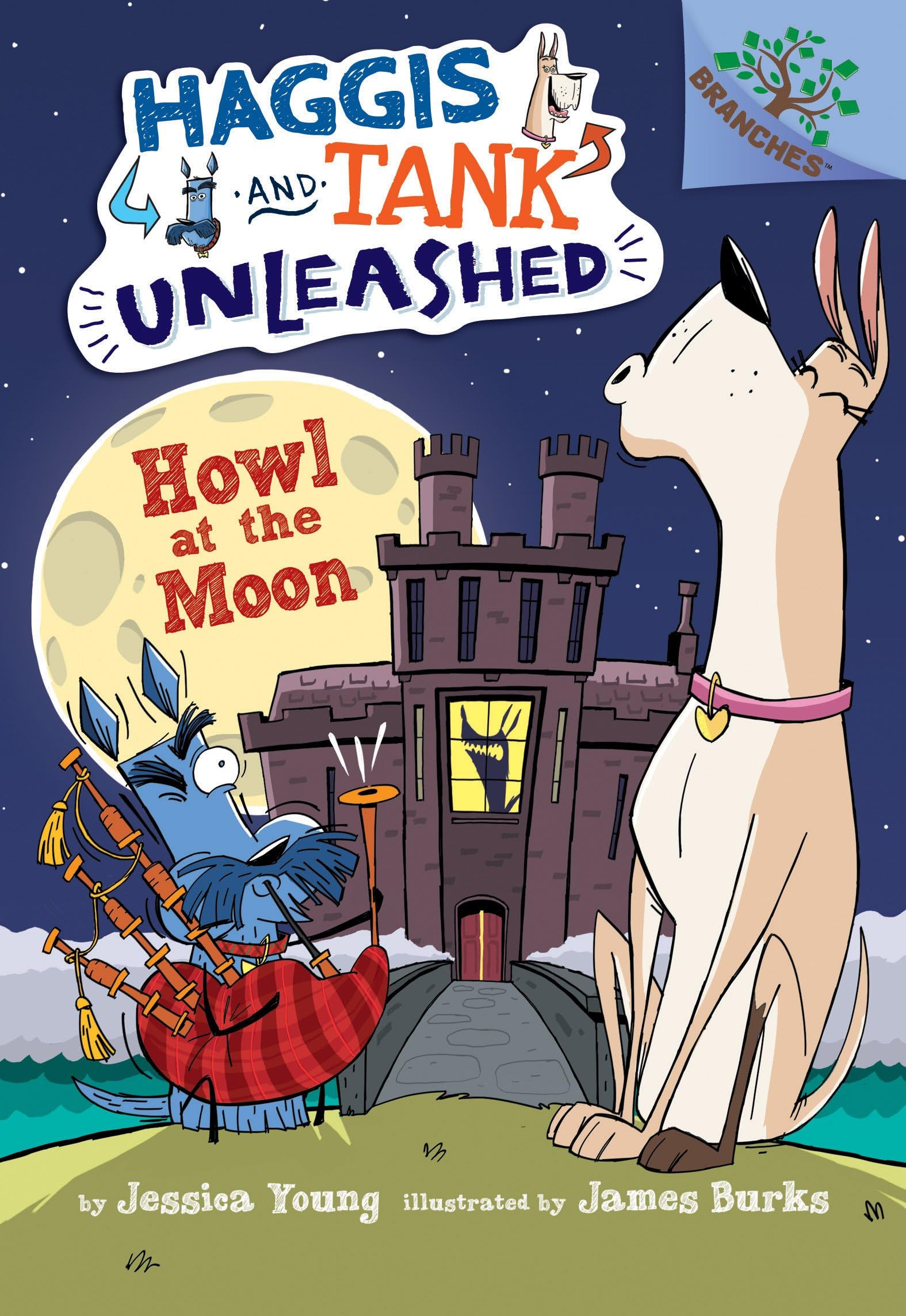 Howl at the Moon: A Branches Book (Haggis and Tank Unleashed #3): A Branches Book (3) Library Binding – May 9, 2017