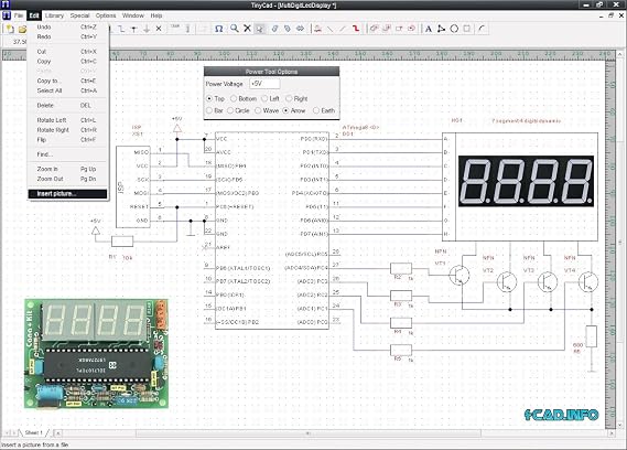 Electrical CAD Drawing Circuit Diagrams Maker TinyCAD PC Software
