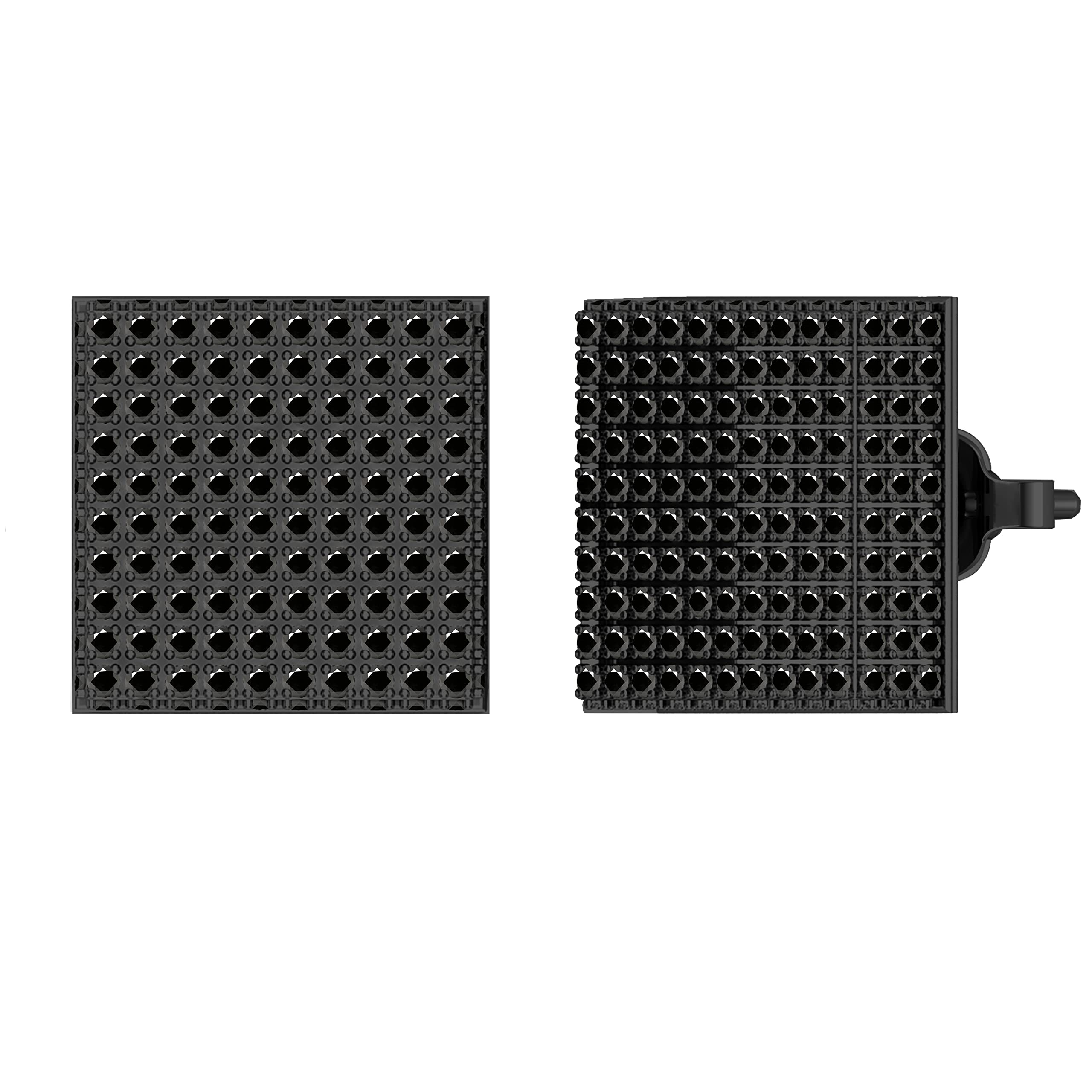 Dazzlingrock Collection Pendientes de tuerca de 1,46 quilates (quilates) con forma de dado, redondos, para hombre, 1 1/2 quilates, disponibles en oro de 14 K/18 quilates y plata de ley 925 chapada en