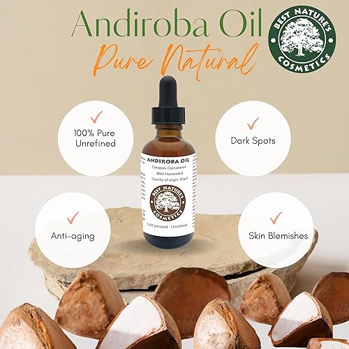 Miniatura 5 de Best Nature's Cosmetics Aceite de Andiroba - Prensado en frío, sin refinar, cosechado silvestre 1oz / 1.0 fl oz