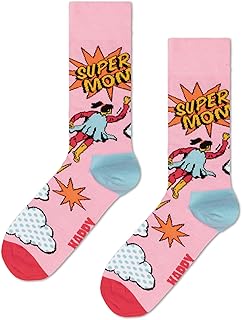 Happy Socks Flying Super Mom Sock 3-7