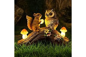 Solar-Powered Owl Garden Statues: Illuminate Your Outdoor Oasis