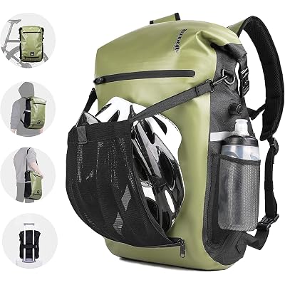 Rhinowalk Bike Pannier Bag Waterproof 22L Bicycle Rear Rack Trunk Bag for Cycling Bicycling Traveling Riding
