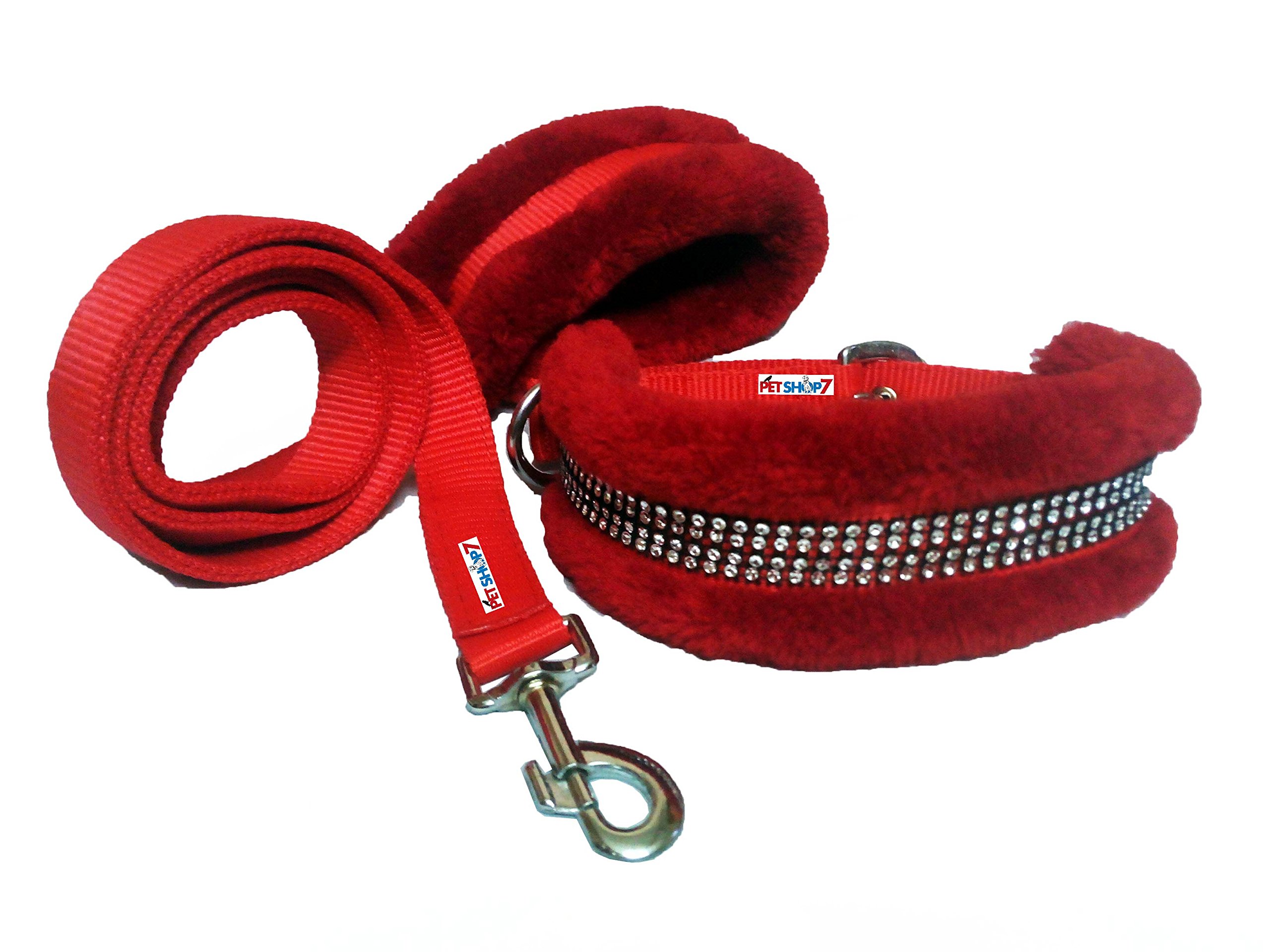 See full amazon price history chart for Petshop7 Nylon Nug Fur Padded Dog Collar & Dog Leash - Large (Adjustable Neck Size : 16-20inch) Red Petshop7 Nylon Nug Fur Padded Dog Collar & Dog Leash - Large (Adjustable Neck Size : 16-20inch) Red (B016Q7JRMM) Amazon Price History, Amazon Price Tracker