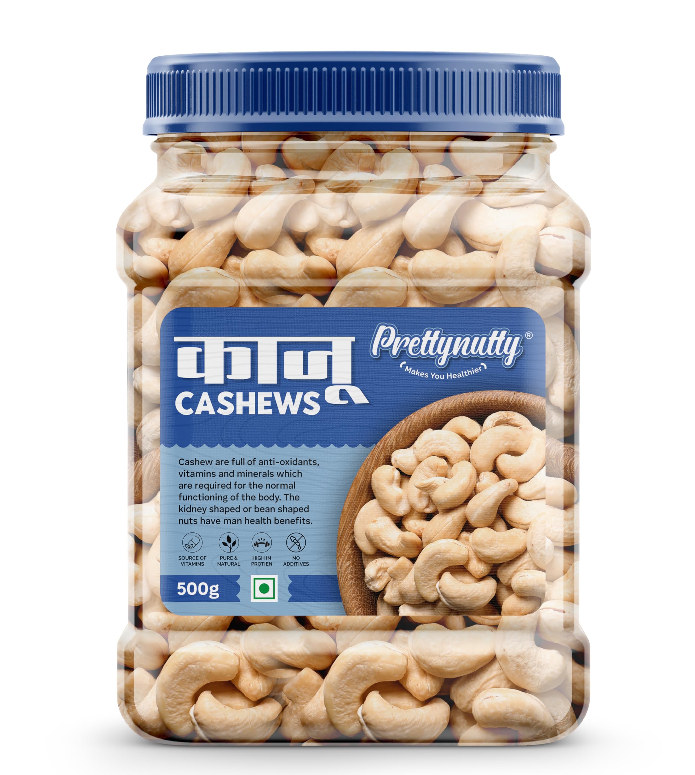 PrettyNutty Popular W320 Raw Kaju (Pack of 1, Each 500g) Cashews (1 x 0.5 kg). (B0CJM45QCX) Amazon Price History, Amazon Price Tracker