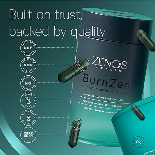 Miniatura 5 de BurnZen - Potente suplemento de pérdida de peso  Supresor del apetito para perder peso  Potenciador del metabolismo  Quemador de grasa estomacal y