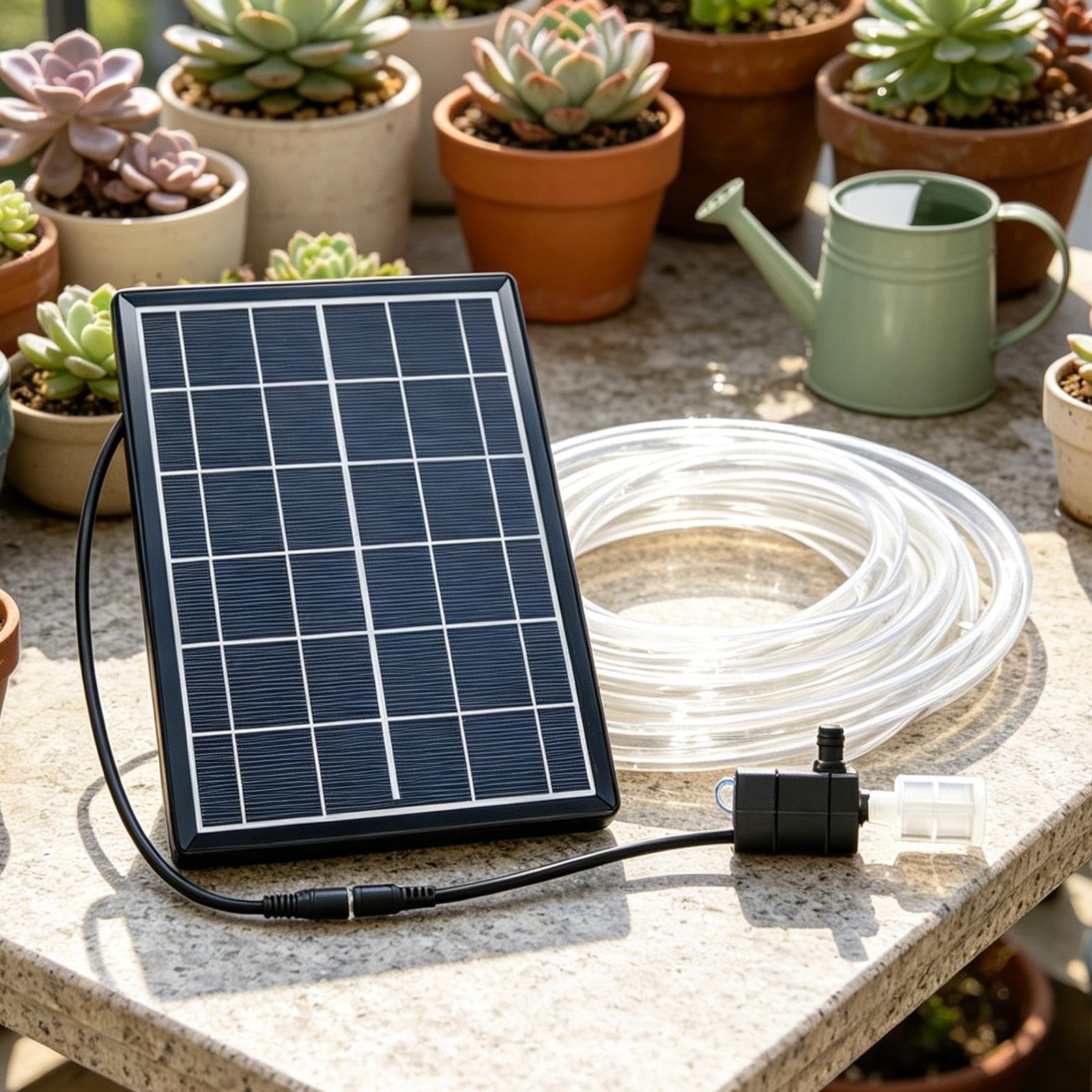 Solar-Springbrunnenpumpe solarbetriebene kleine verstellbare Dekoration | Vogel-Springbrunnen Für Garten Terrasse Hof Hinterhof Deck Pool Teiche Vögel Fische Blumen Pflanzgefäß Zuhause
