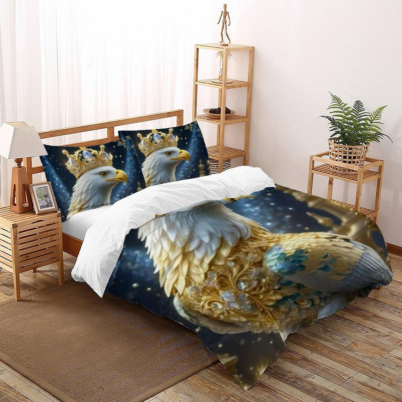 Housse de couette double animaux 3D pour transformer la chambre fille