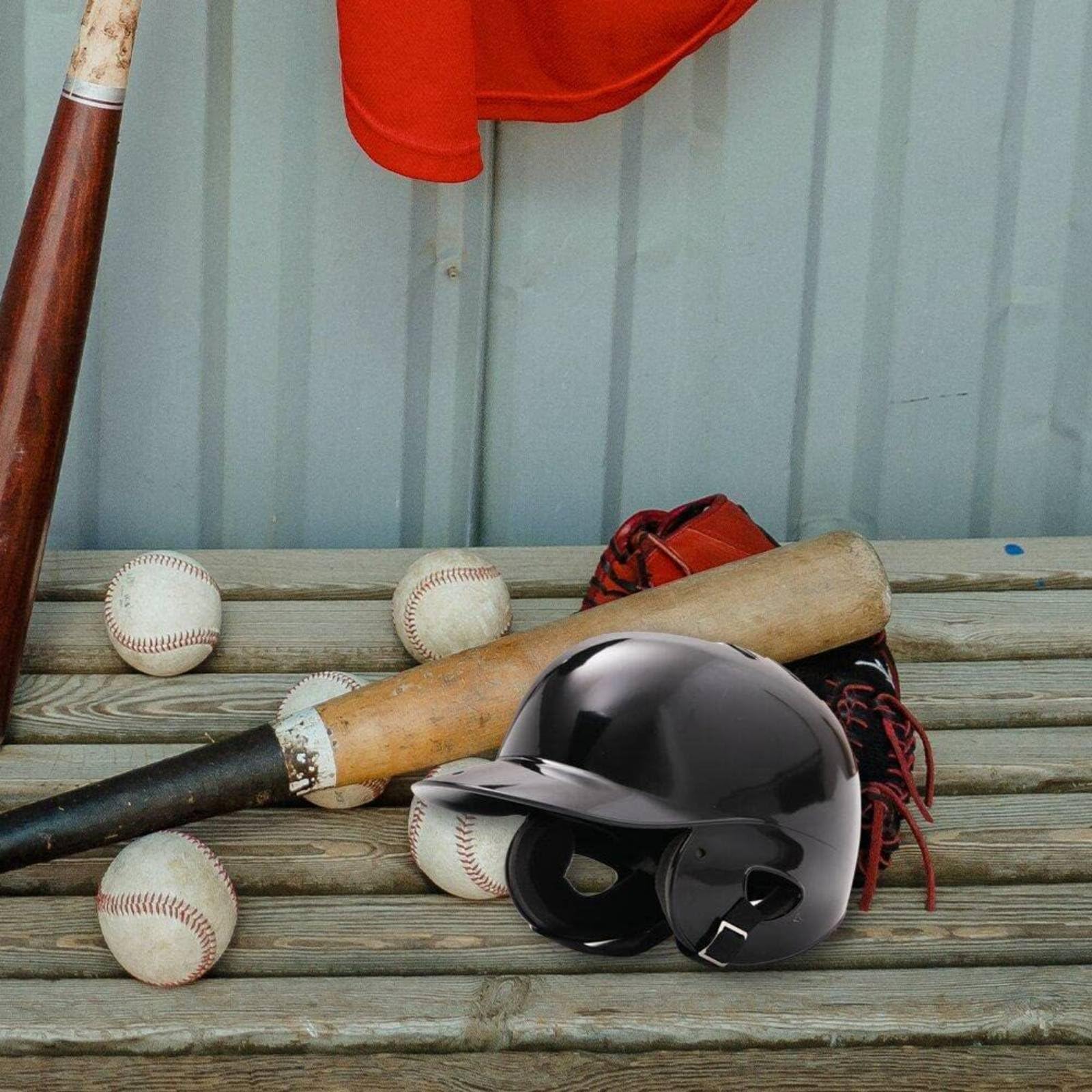 predolo Casque de Frappeur de Baseball Absorption des Chocs Casque de Baseball avec Grille Ajustable pour Adultes, Entraînement