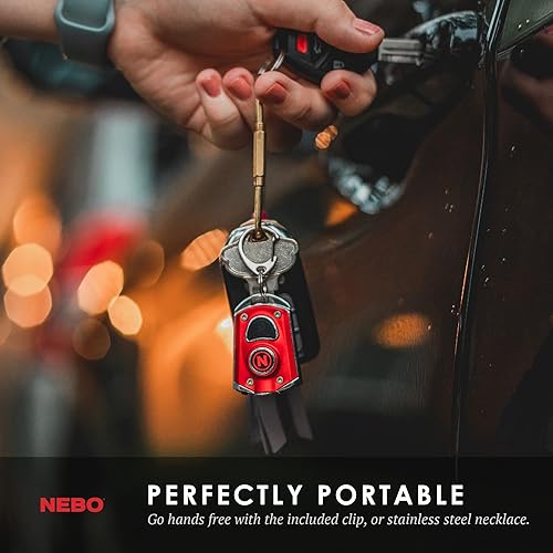 Miniatura 3 de NEBO Mycro - Llavero de luz LED recargable  Llavero linterna cuenta con 6 modos de luz,