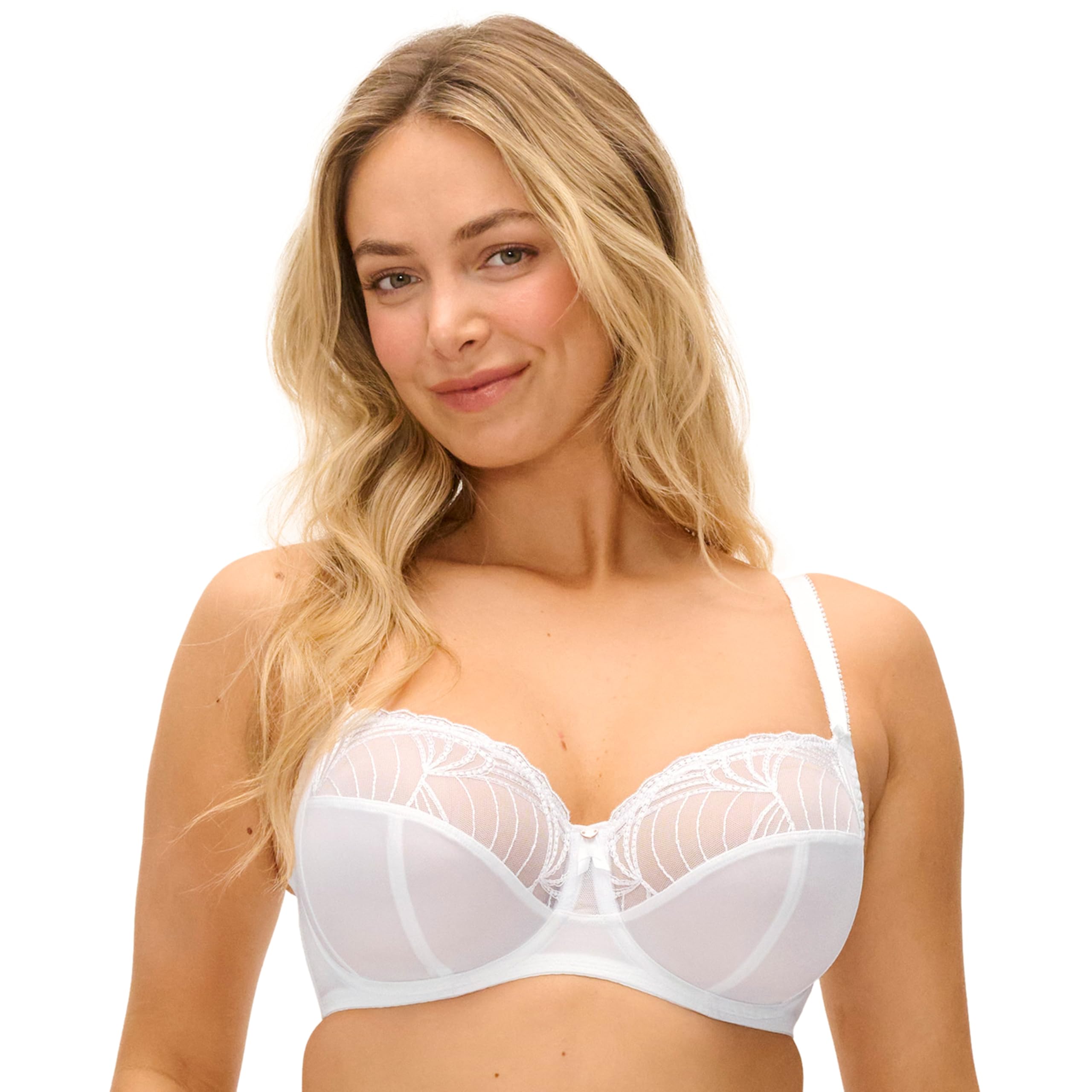 Fantasie Adelle Side Support Bra White White 34GG