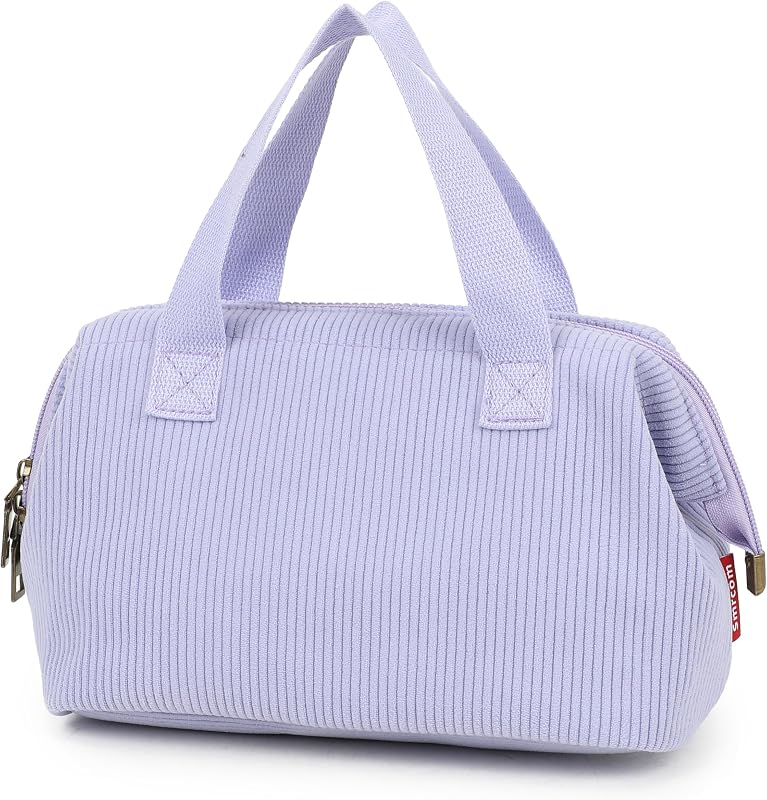 Necessaire de maquiagem Smrcom com zíper e material resistente à água, 25 x 11 x 16 cm, modelo H-2