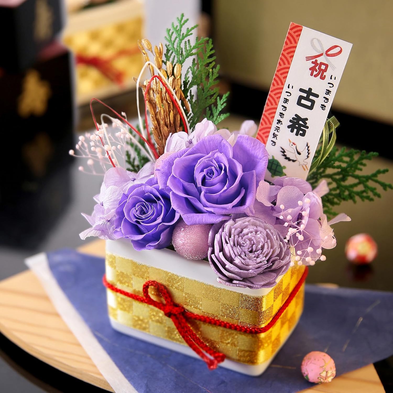 プリザーブドフラワーアレンジNo.206 パフェ風アレンジ小 - メルカリ