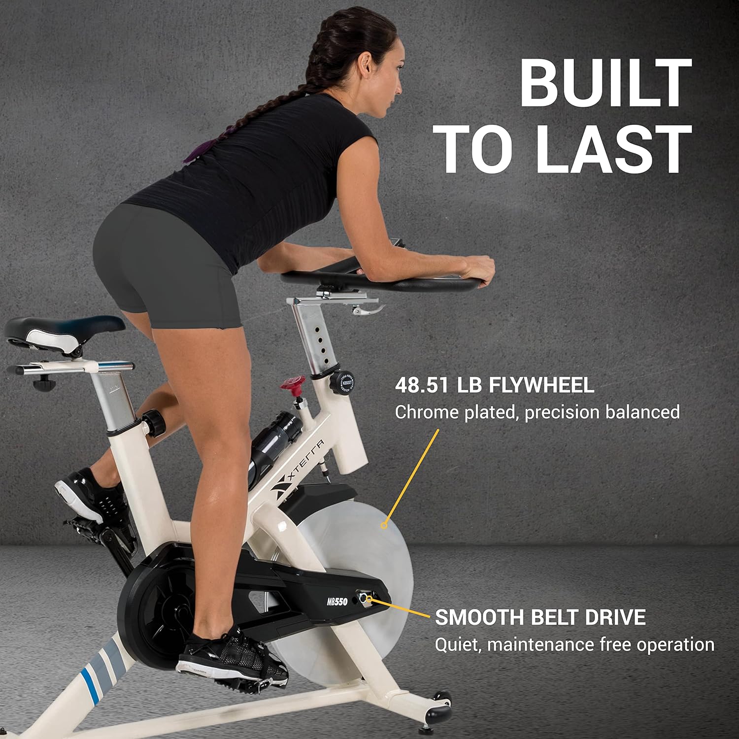 XTERRA Fitness MB550 Flywheel and Belt Drive