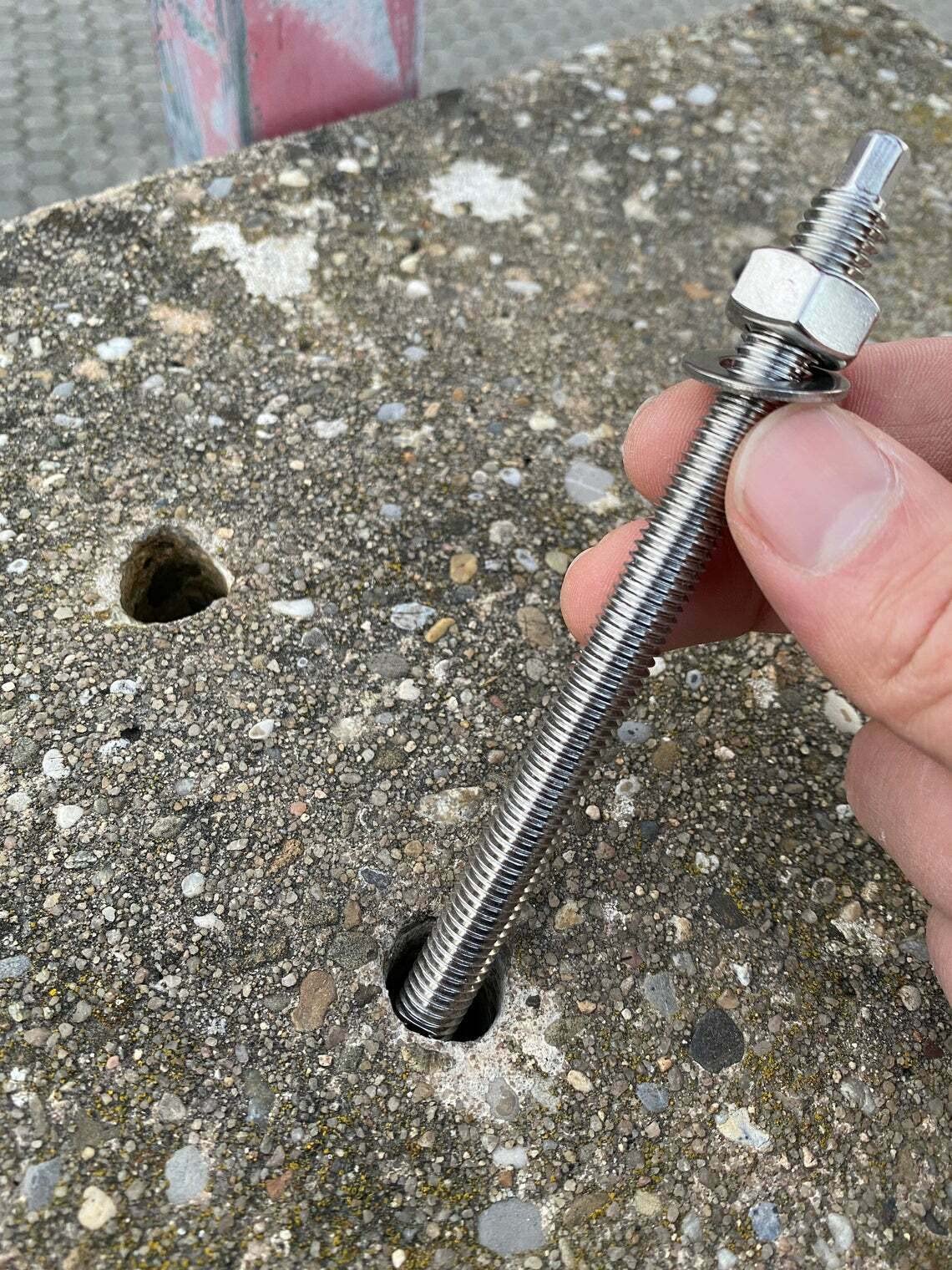 M10 Edelstahl Ankerstange + Patrone Verbundanker Dübel Schraube 