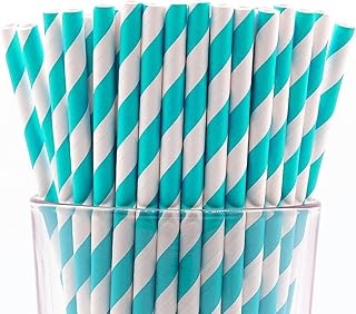 27 Eco Friendly Materials For Modern Sustainable Homes 46 Pack of 900 Turquoise Swirls Biodegradable 4-Ply Paper Drinking Straws (...