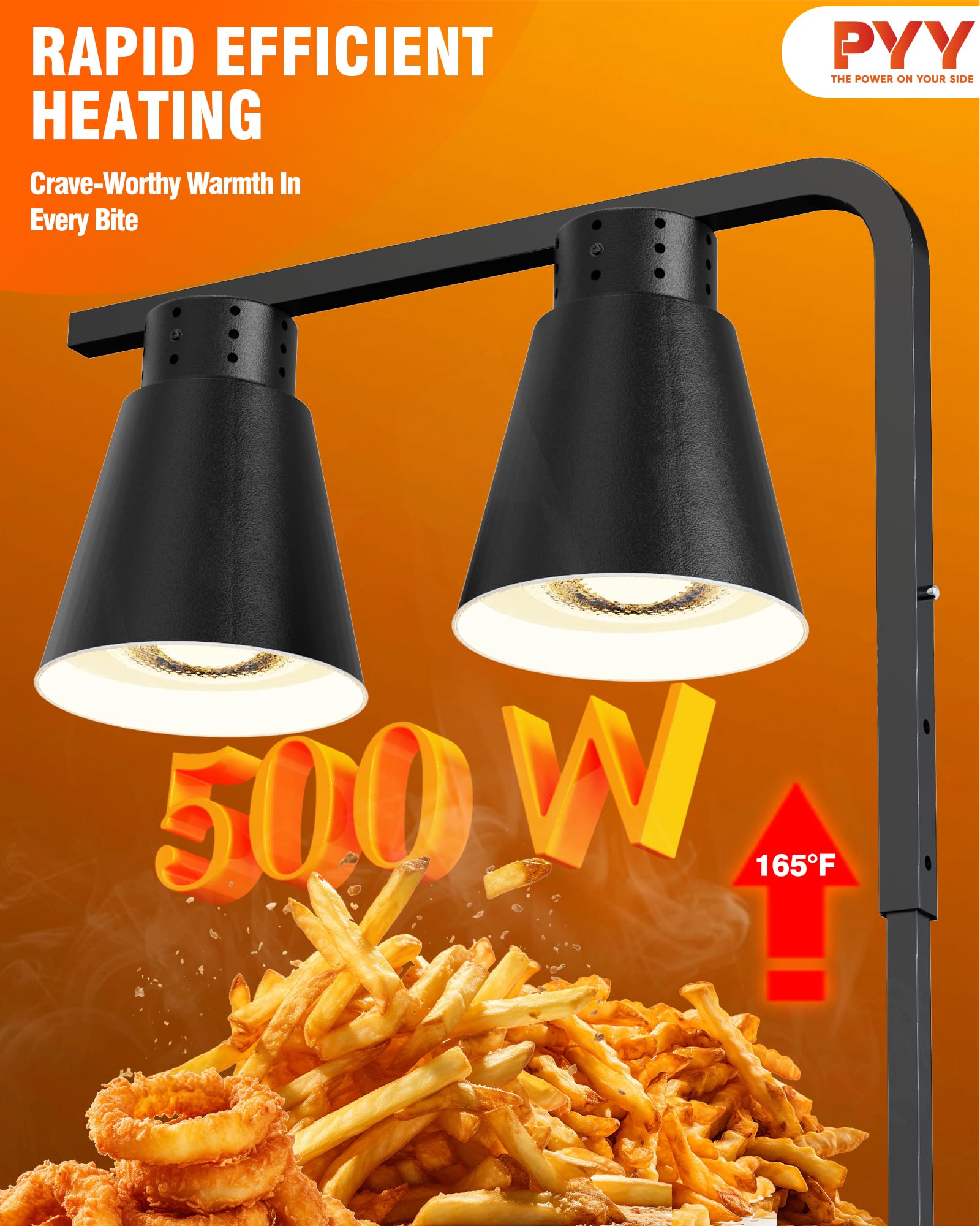 Amazon.com: PYY Food Heat Lamp - with Extra Pan and 2-Bulb for