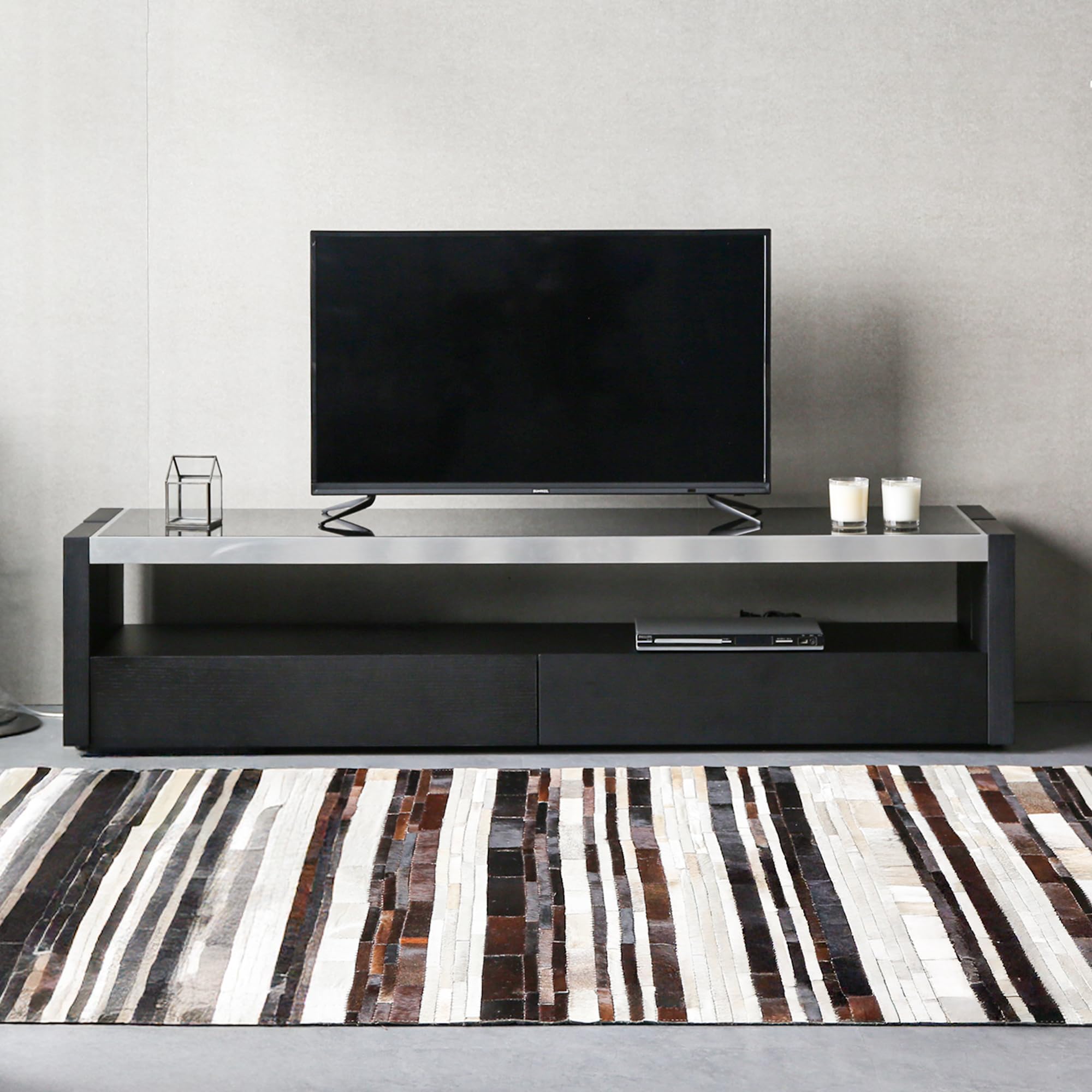 Amazon｜アルモニア (Armonia) N933F ウッドTVボード 1800 (ブラック