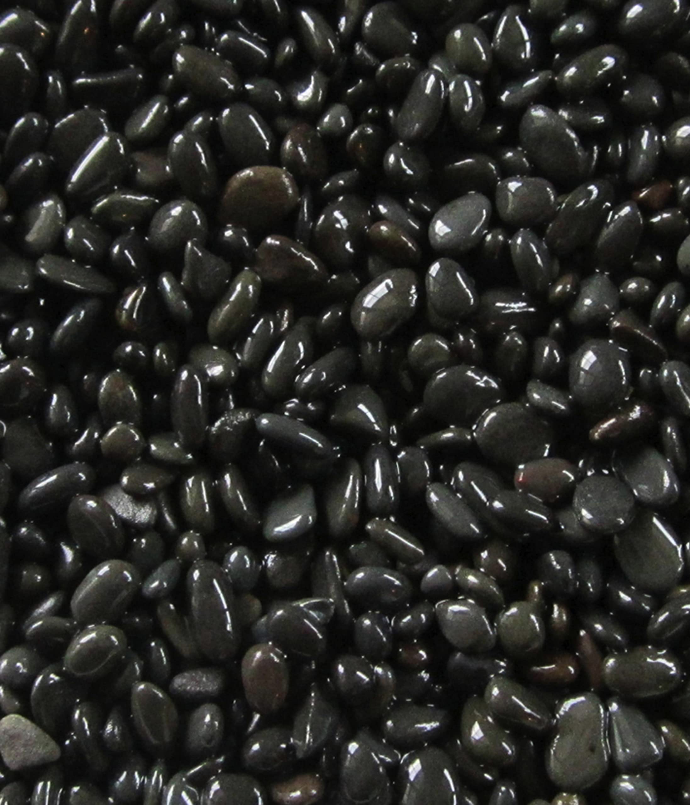 Dehner Aqua - Ghiaia per Acquario Antaro Black, Grana 4-6 mm, per Acqua Dolce, 5 kg, Colore: Nero (Confezione da 2)