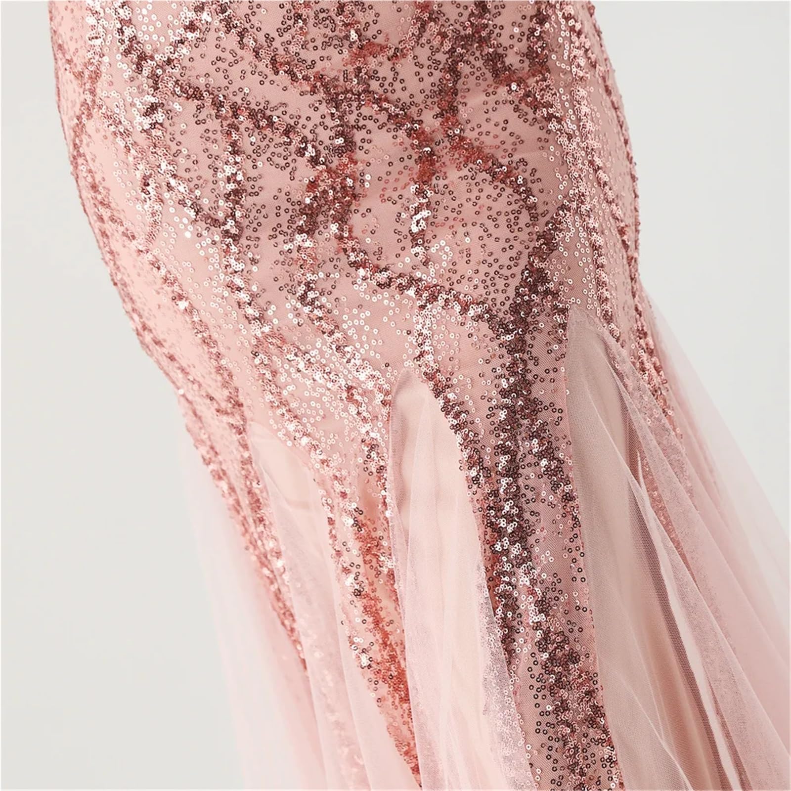 Vestidos de Noche Largos y Elegantes sexys for Boda, Vestidos Fiesta cumpleaños Malla for Mujer, Vestido Rosa Verano for para CóCtel Fiesta Club Ceremonia