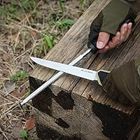 Vista 5 de FLISSA Kit de aderezo de campo de caza, juego de cuchillos de caza de 10 piezas con cuchillo de desollado, kit de procesamiento de juego