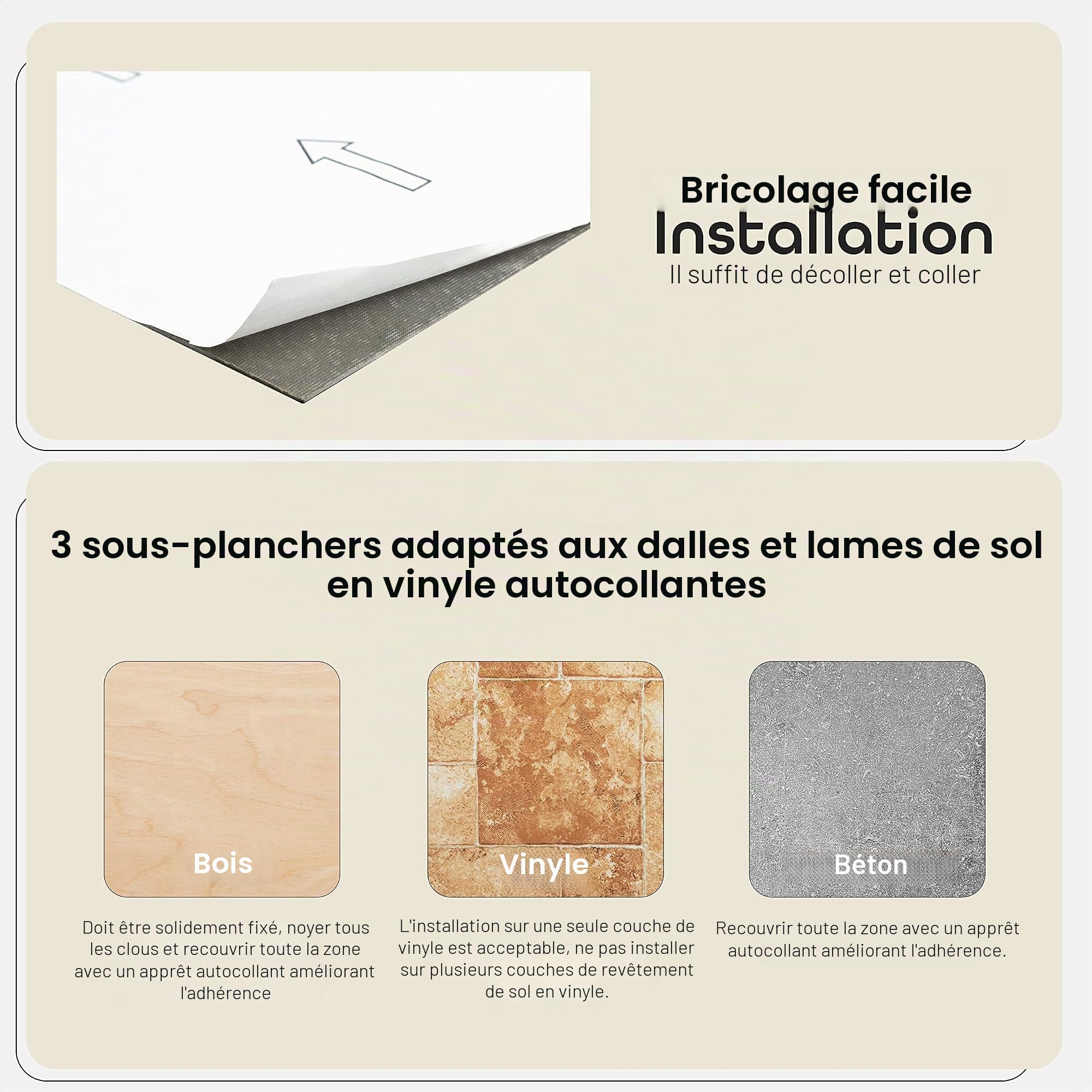 Nexus, lot de 20 carreaux de sol autocollants en vinyle de 30,5 x 30,5 cm, motif planche de chêne, revêtement de sol pour cuisine, salle à manger, chambres et salles de bains