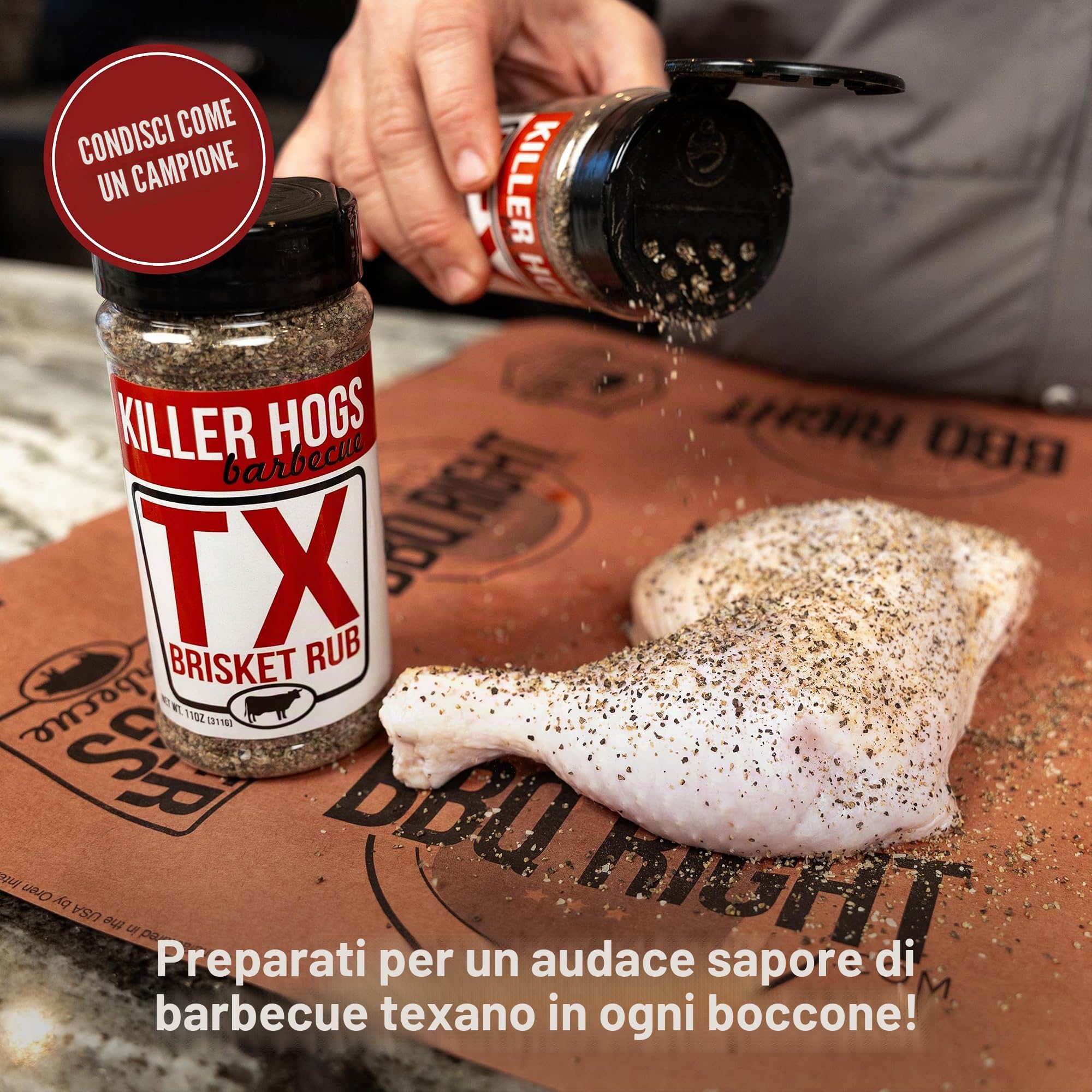 Agri Brianza Rub TX Brisket Rub Killer Hogs 453g