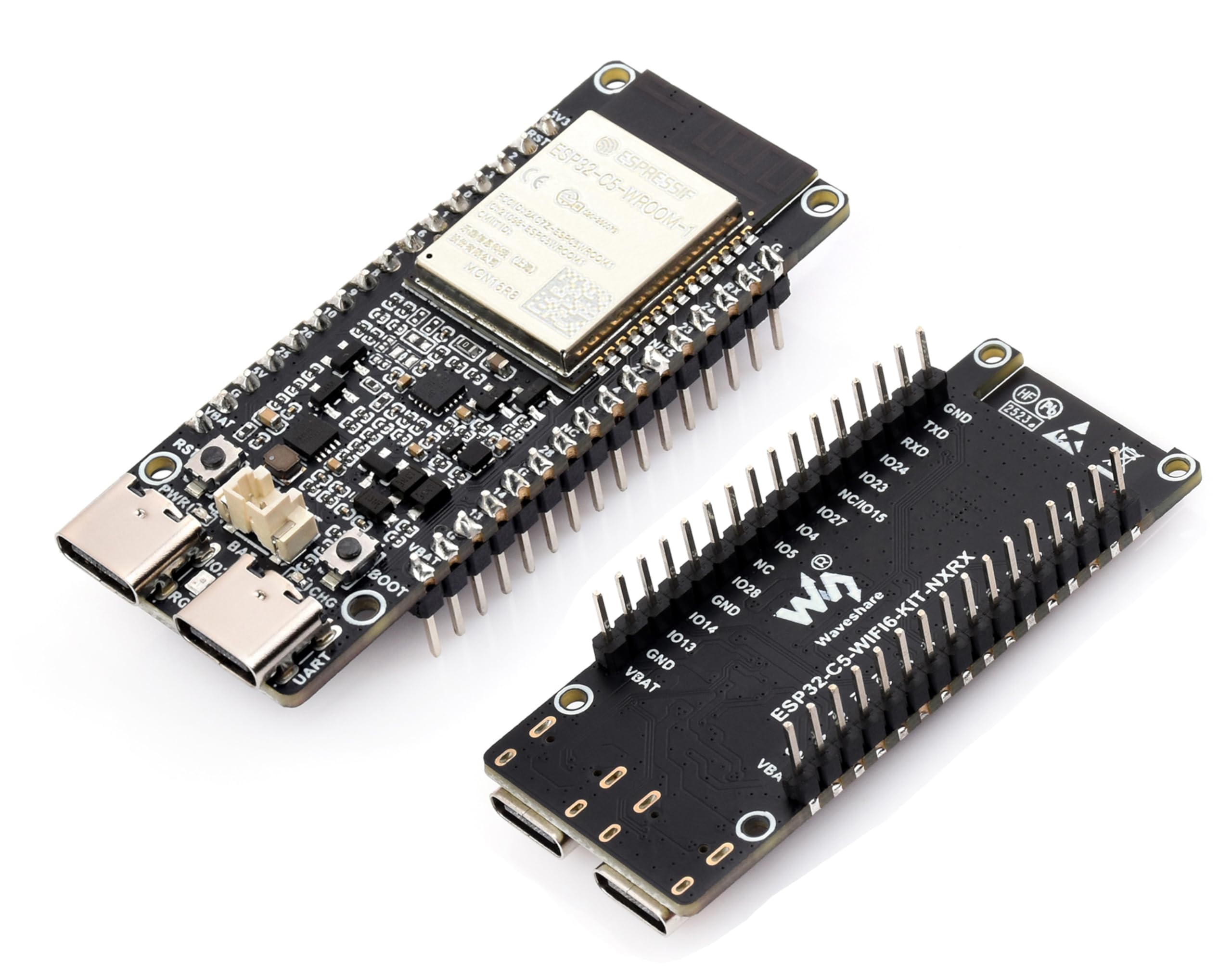ESP32-C5 Dual-Band Wi-Fi 6 Development Board (2.4GHz and 5GHz), 240MHz RISC-V Processor, ESP32-C5-WROOM-1 Series Module, Dual USB Type-C Ports, 16MB Flash and 8MB PSRAM, with Pre-Soldered Header-picture-33