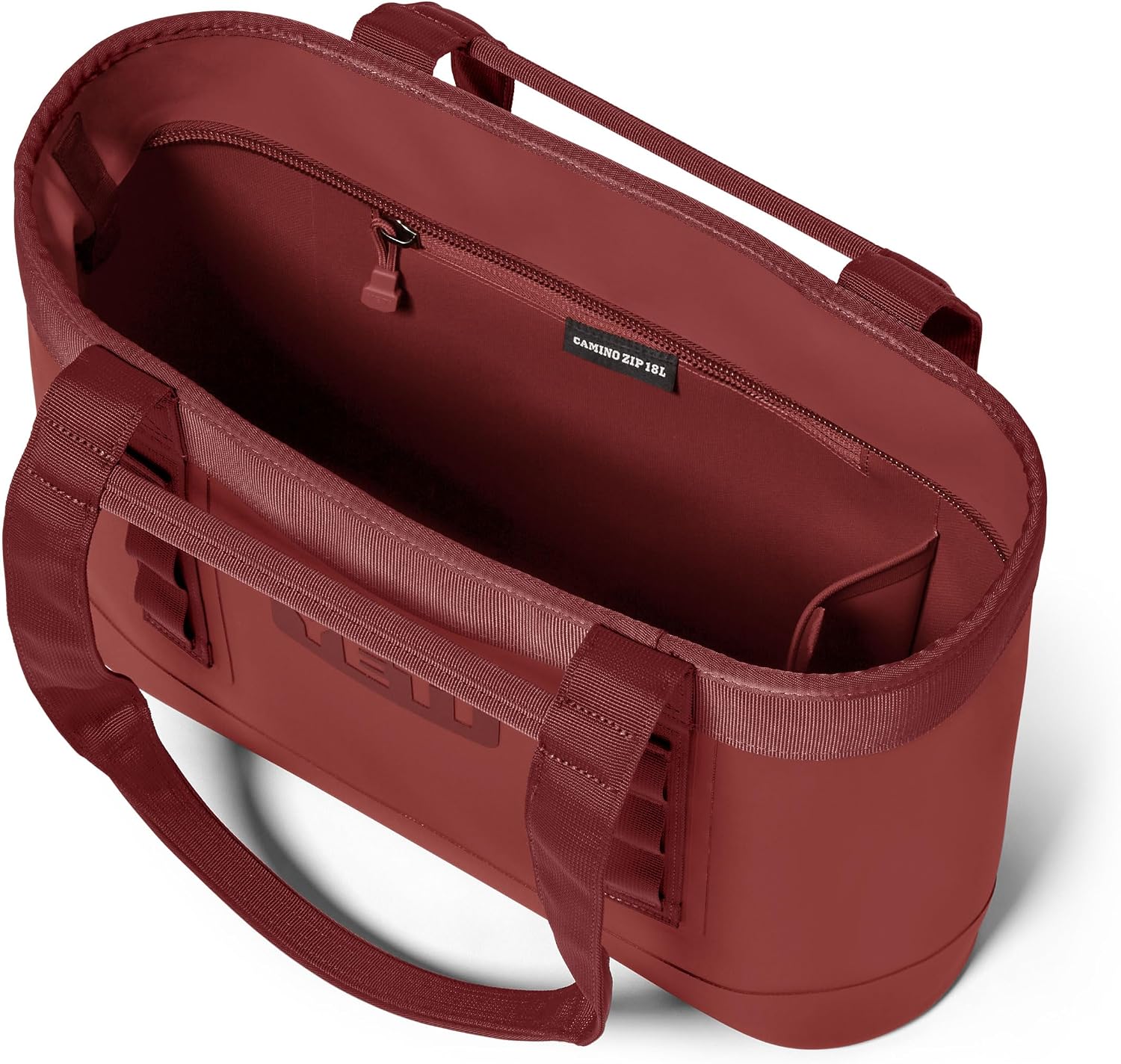 YETI Camino 18L Zip Carryall Tote Bag, Stag Dark Red