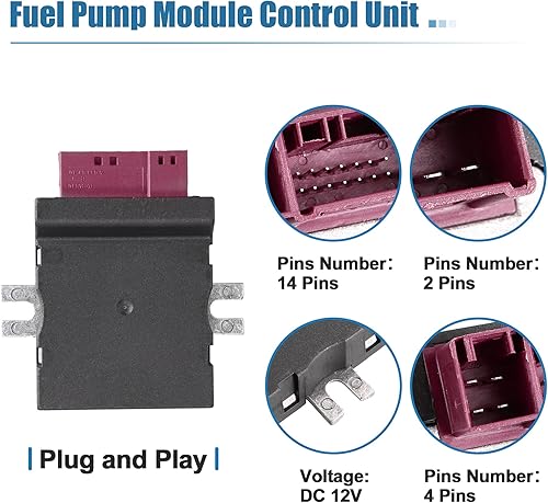 Miniatura 4 de X AUTOHAUX Unidad de módulo de control de la bomba de combustible Módulo de computadora de control de aceite para BMW X5 X6 328i 335i 528i 550i 740i