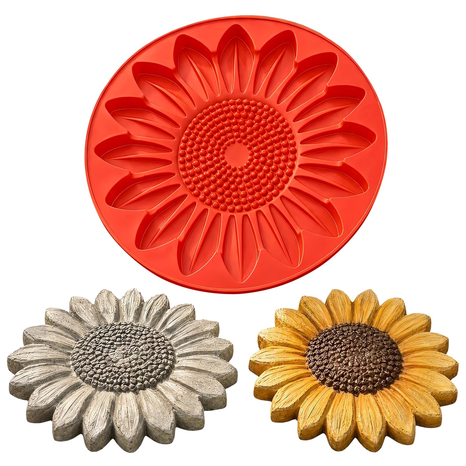 Generic Silicone Stepping Stone Mold, Reusable DIY Garden Paving Mould