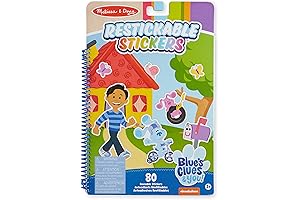 Bedtime Blue's Clues: Melissa & Doug's Restickable Stickers