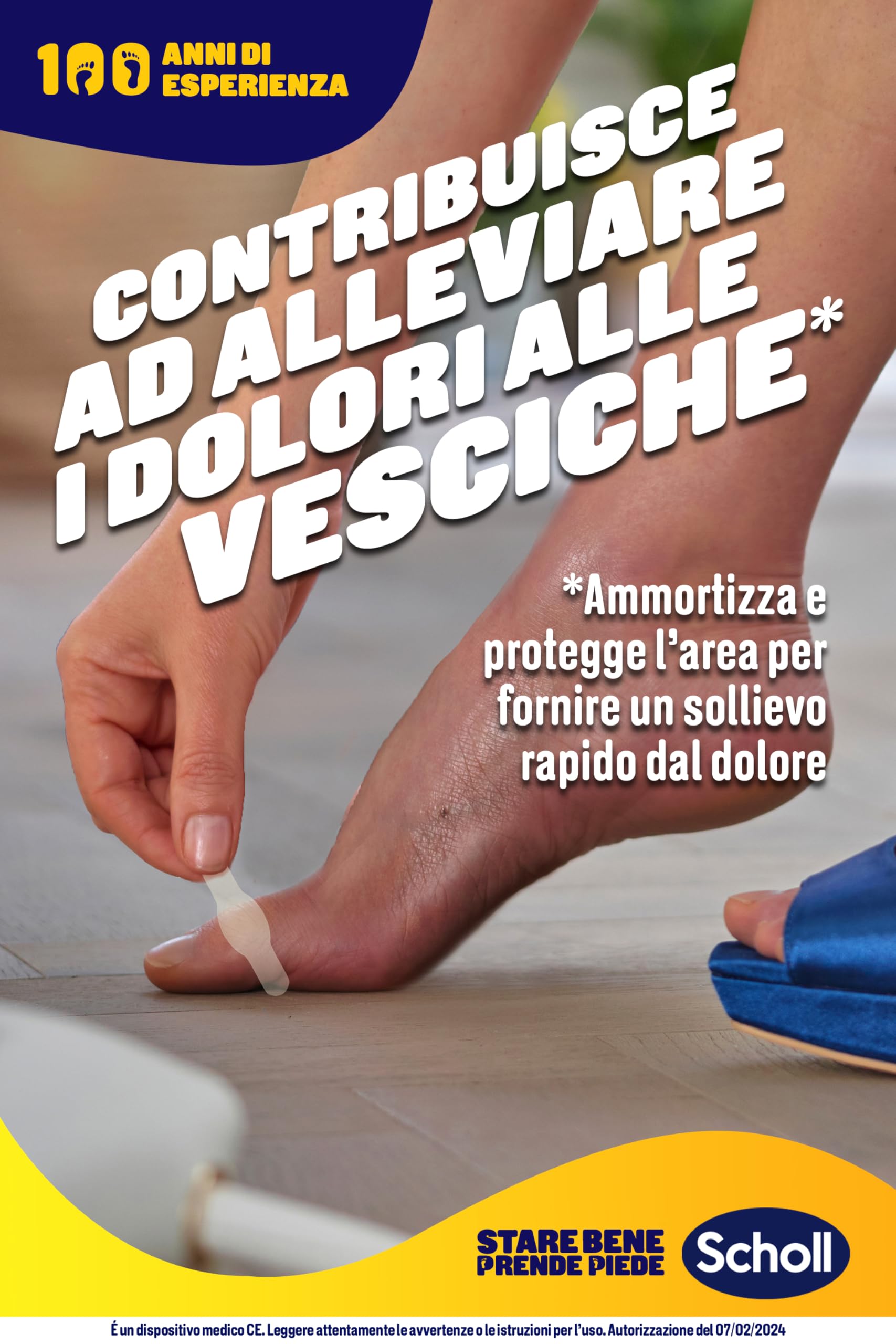 Scholl Cerotti per le Vesciche, 5 Cerotti per le Dita dei Piedi