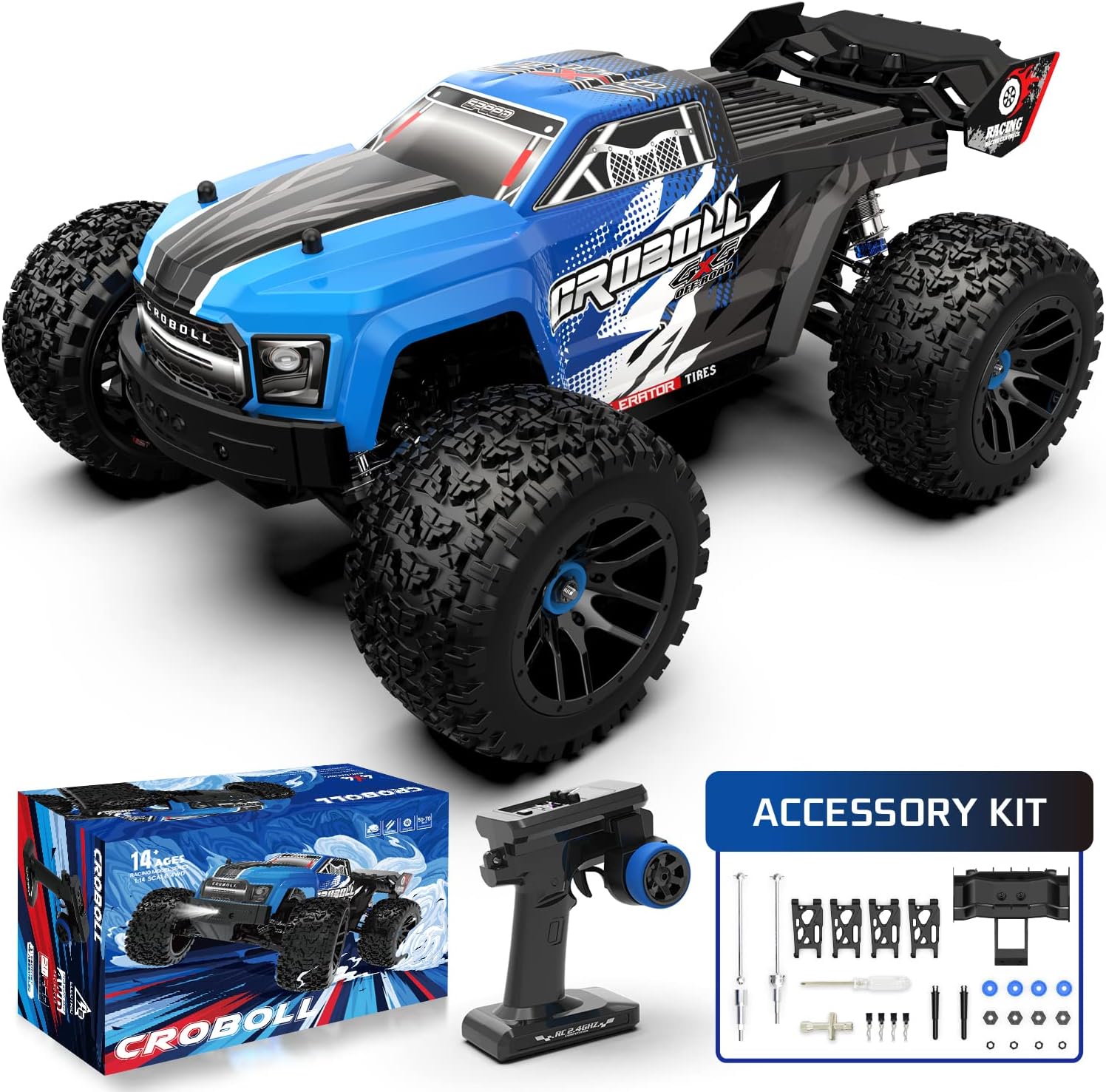 Amazon Croboll 1 14 高速ラジコンカー 大人用 最高速度 50 70kmh ホビーリモートコントロールカー 4x4 大型モンスタートラック オフロードレーストラギー 電動車両ギフト オイル充填ショック付き 子供向け アクセサリーキット おもちゃ おもちゃ Amazon Croboll 1 14 高速ラジコンカー 大人用 最高速度 50 70kmh ホビーリモートコントロールカー 4x4 大型モンスタートラック オフロードレーストラギー 電動車両ギフト オイル充填ショック付き 子供向け アクセサリーキット おもちゃ おもちゃ