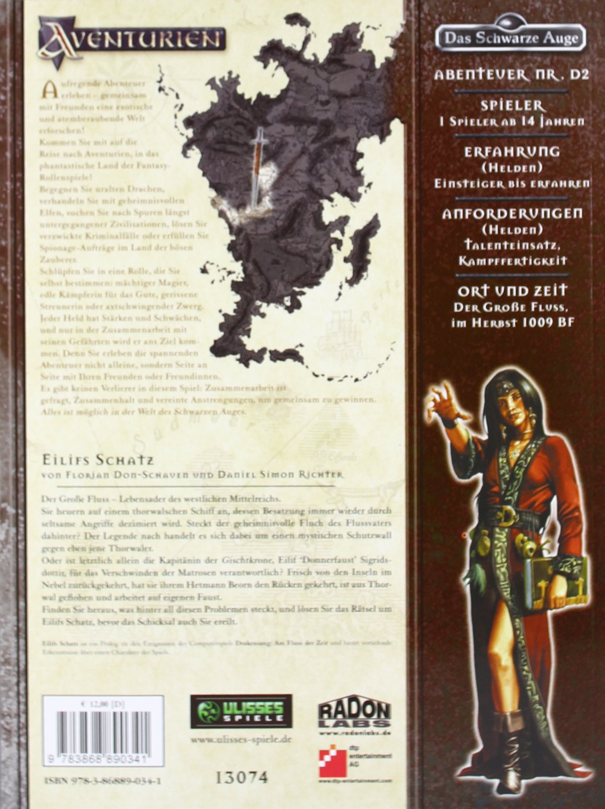 Drakensang - Eilifs Schatz: Am Fluss der Zeit - Solo-Abenteuer (Das Schwarze Auge: Abenteuer in Aventurien (Ulisses))