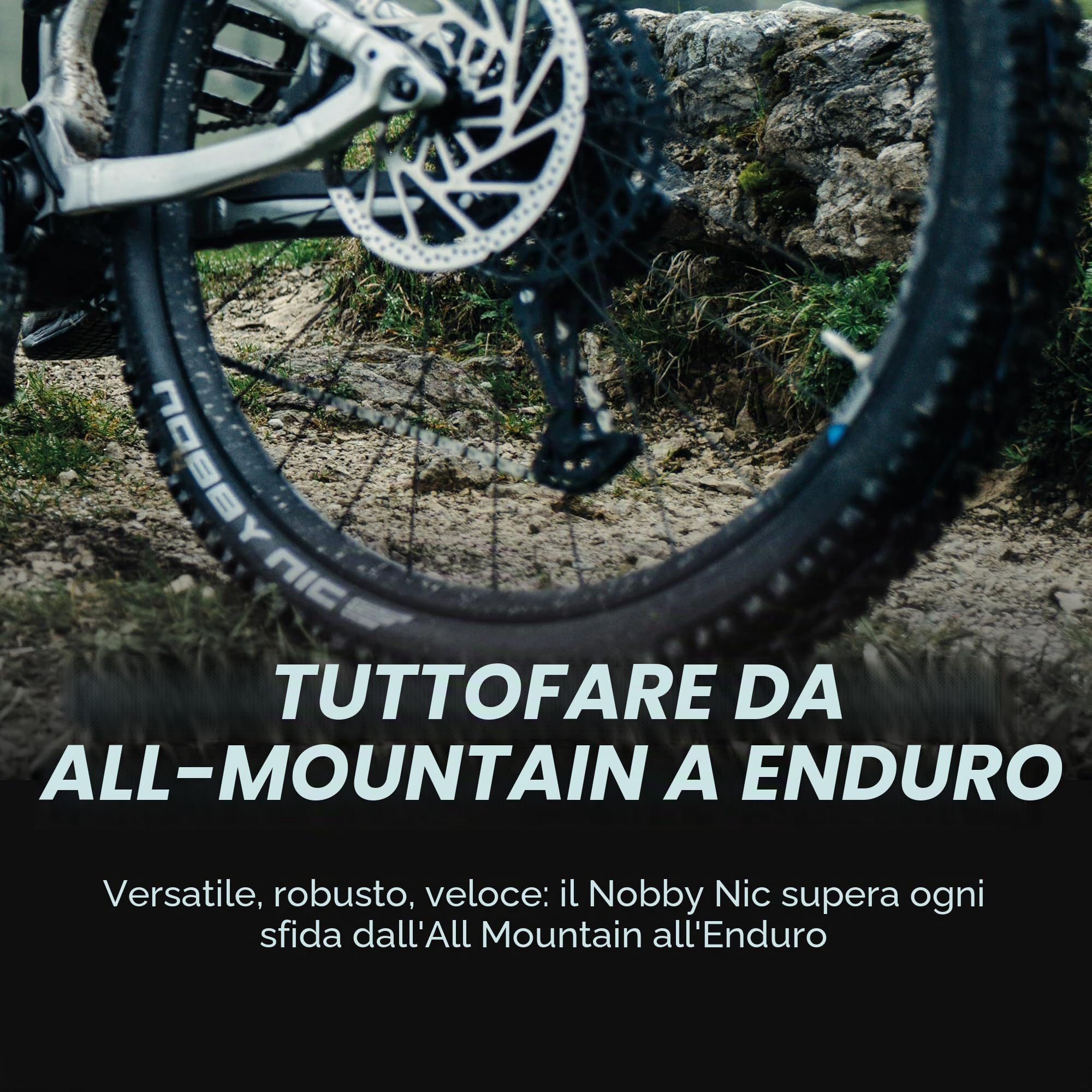 Schwalbe Nobby NIC Evo Folding Tyre // 62-584 (27.5 x 2.40 Inches) Super Ground
