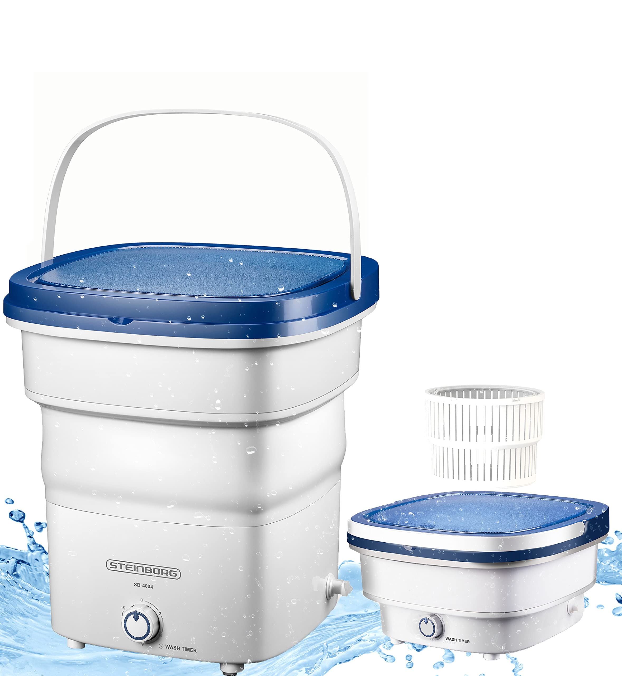Lavatrice Portatile USB – Mini Washer Da Viaggio, 600g, Per Biancheria Intima E Calze, Bianca