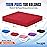 Yes4All Balance Pad, Nonslip TPE Foam Balance Pad with Upgraded Sizes - L, XL, XXL Balance Mat for Fitness, Yoga & Stability Training - Multicolor Options - L, Red