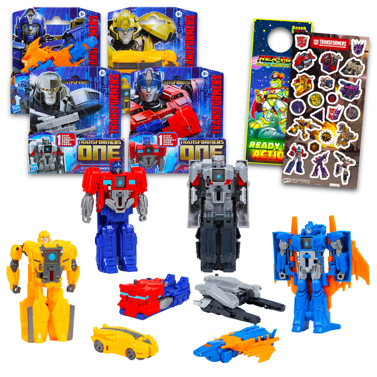 Amazon.com: Transformers 1 Step Flip Changers Earthspark Action
