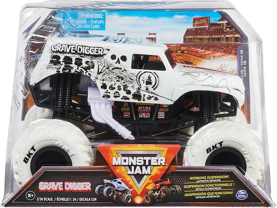 Amazon.com: Monster Jam, Official Grave Digger Monster Truck