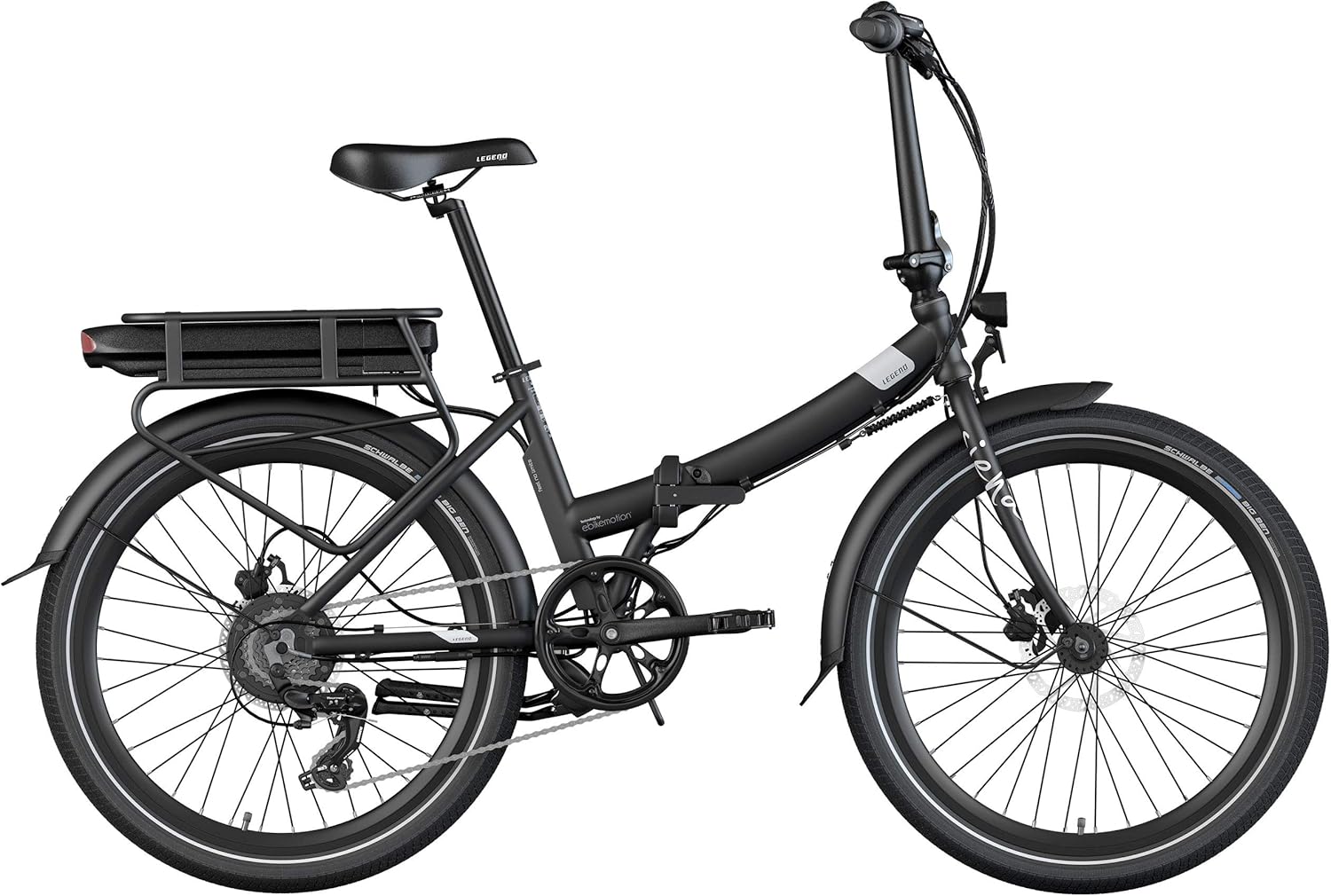 Legend Ebikes Unisex S Siena Folding Electric Bike For Adult Onyx Black 36v 14ah 504wh Battery Amazon Co Uk Sports Outdoors