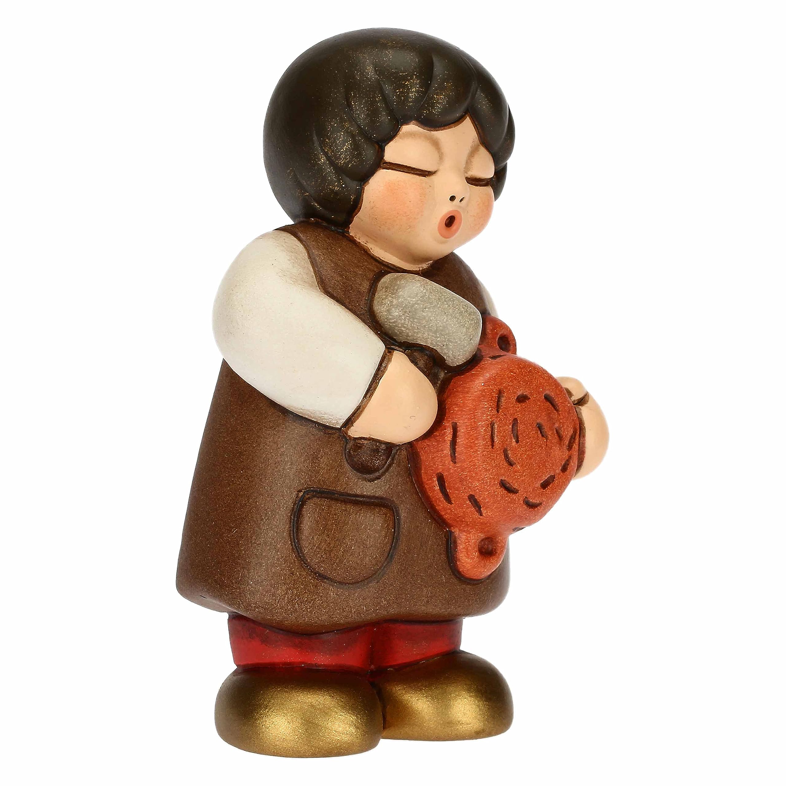 Thun Weihnachtskrippe – Handbemalte Keramikfigur, 4,7x3,6x8 Cm, Traditionelles Krippenset Für Festtagsdeko