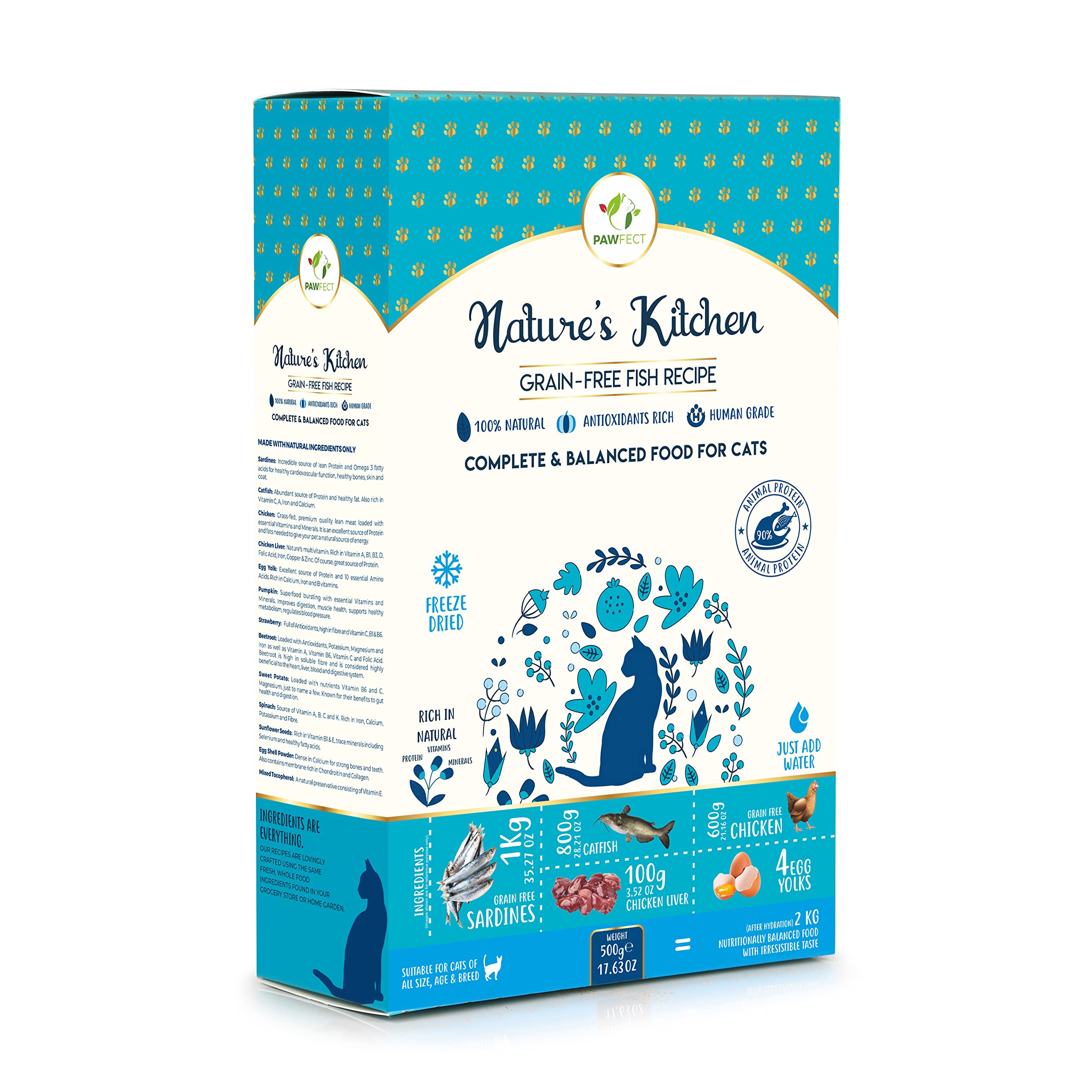 Pawfect Nature's Kitchen Cat Food Fish Recipe (large)